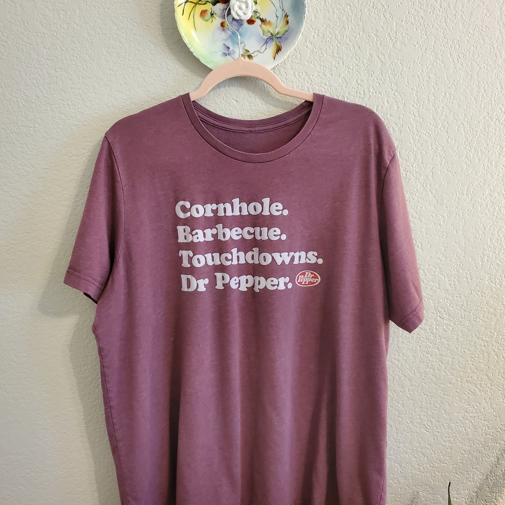 Dr Pepper Maroon Graphic Tee for Men